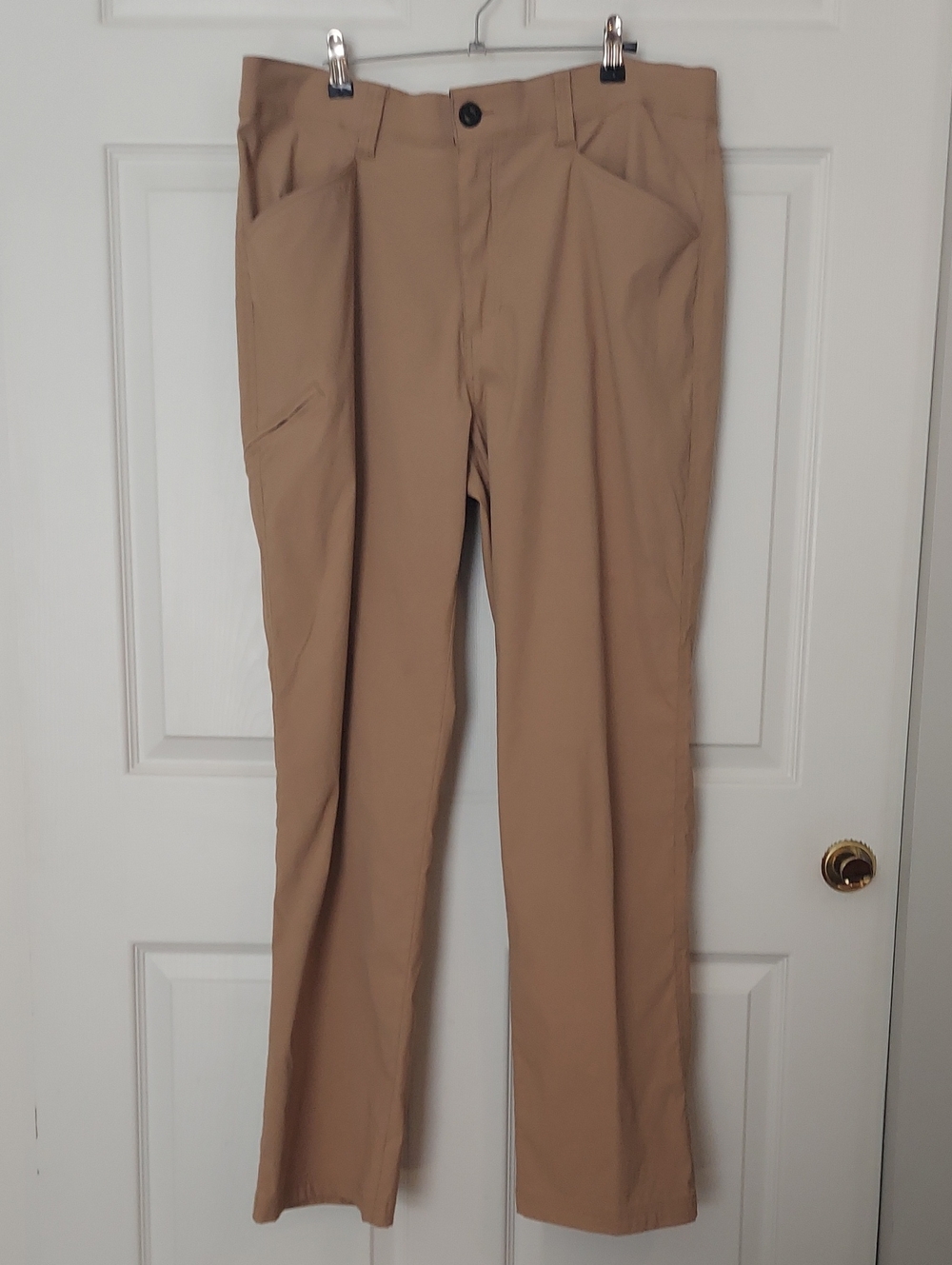 Orvis Men’s 38x32 Tan Stretch Nylon Travel Outdoor Pants Lightweight